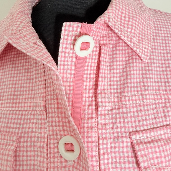 Ruby Rd Pink Jean Jacket Lightweight Classic Design - Picture 3 of 6